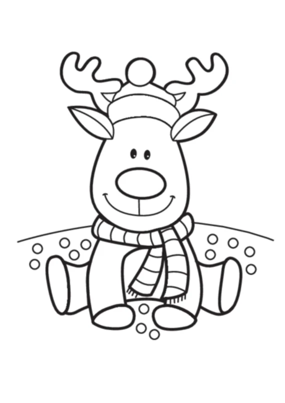 Christmas coloring supplies